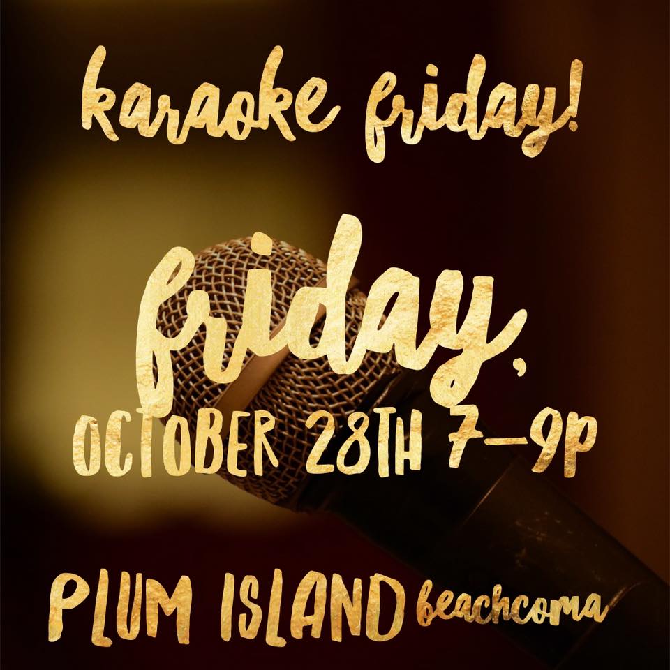 Karaoke Friday 🎤 at Plum Island Beachcoma!